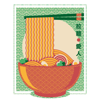 Minimalism Ramen Noodles Traditional Japanese