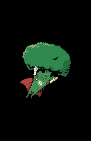 Super Broccoli Vegan Hero