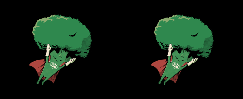 Super Broccoli Vegan Hero