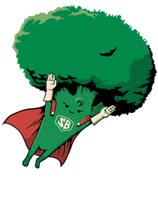 Super Broccoli Vegan Hero