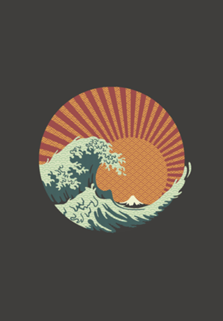 Kanagawa Wave Japanese Patterns