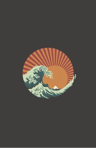 Kanagawa Wave Japanese Patterns