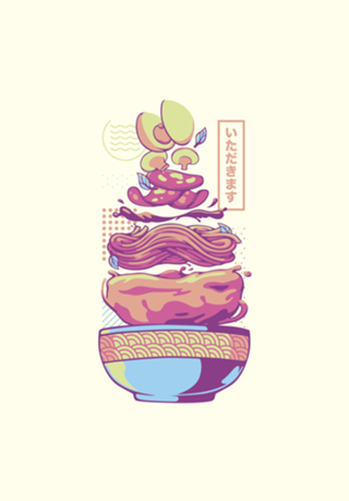 Neon Core Noodles Ramen