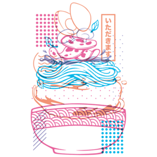 Neon Sign Noodles Ramen