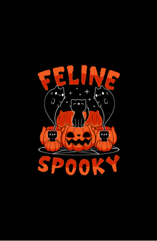 Feline Spooky Halloween Kitten