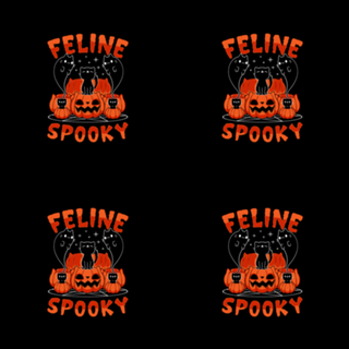 Feline Spooky Halloween Kitten