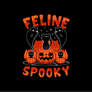 Feline Spooky Halloween Kitten