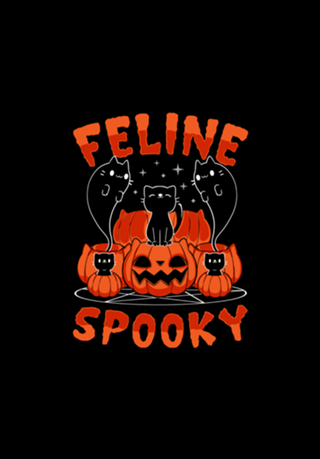 Feline Spooky Halloween Kitten