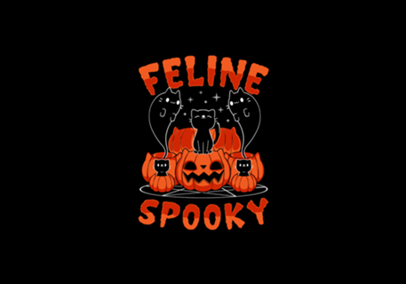 Feline Spooky Halloween Kitten