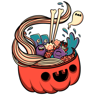 Monster Bowl Halloween Pumpkin