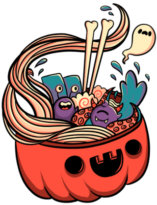 Monster Bowl Halloween Pumpkin