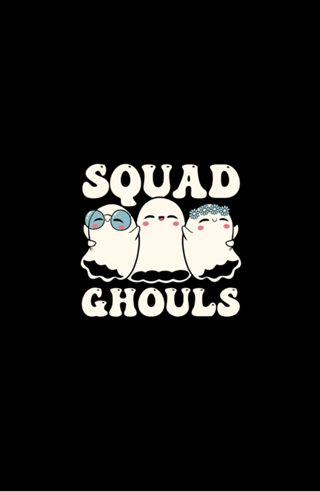 Squad Ghouls Halloween Cute Ghosts