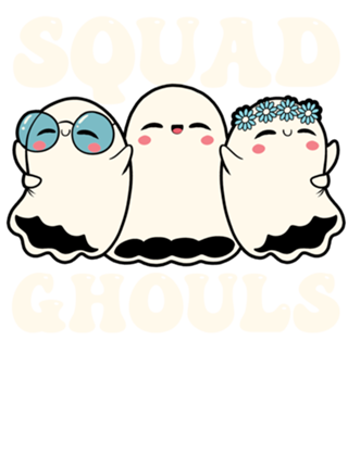 Squad Ghouls Halloween Cute Ghosts