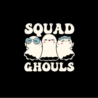 Squad Ghouls Halloween Cute Ghosts