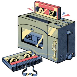 Toaster Tape Vintage Music