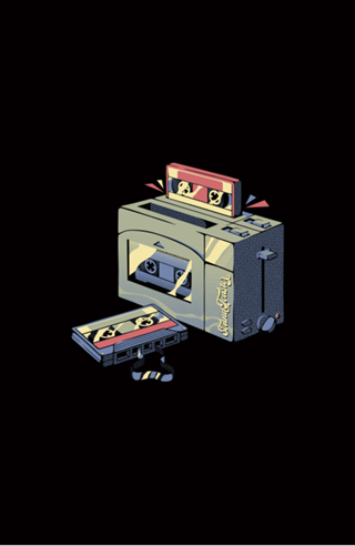 Toaster Tape Vintage Music