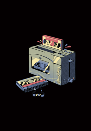 Toaster Tape Vintage Music