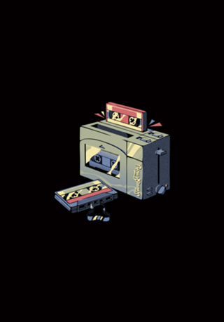 Toaster Tape Vintage Music