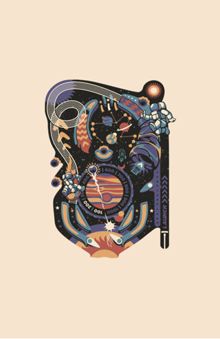 Pinball Space Machine Light