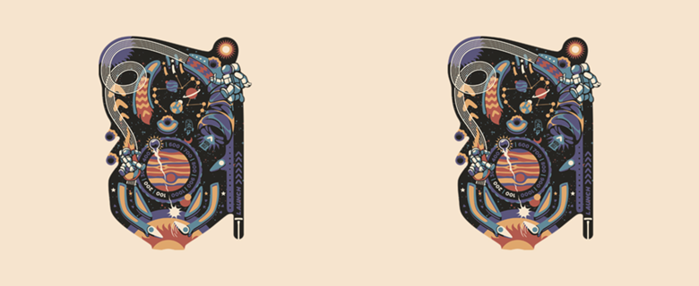 Pinball Space Machine Light