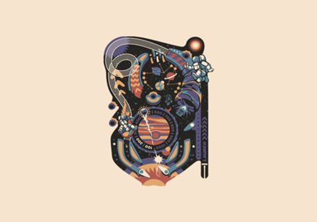 Pinball Space Machine Light