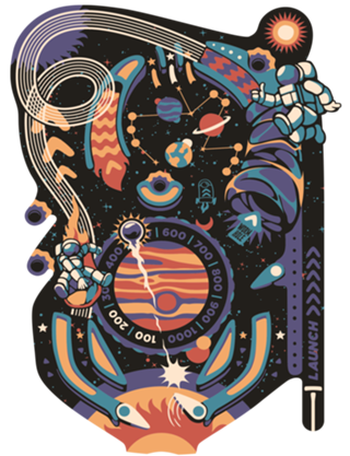 Pinball Space Machine Light
