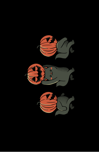 Halloween Pumpkin Cats