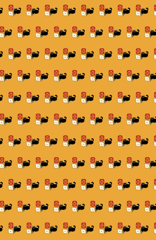 Purr My Last Email Black Cat