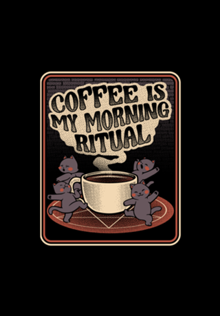 Coffee Morning Ritual Cats