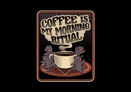 Coffee Morning Ritual Cats