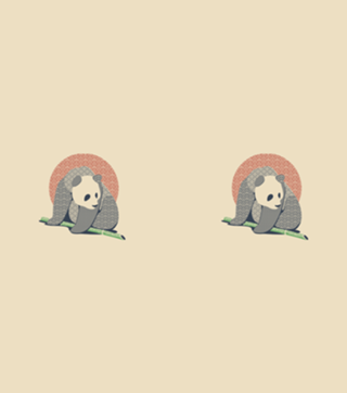 Japanese Pattern Tattooed Panda