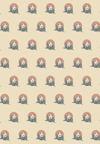 Japanese Pattern Tattooed Panda