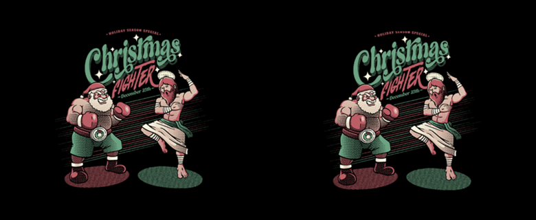 Holidays Fighting Jesus X Santa Claus