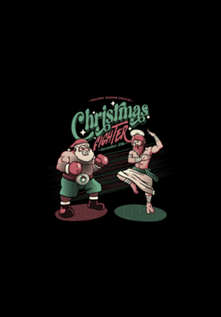 Holidays Fighting Jesus X Santa Claus