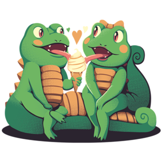 Gecko Love Ice Cream