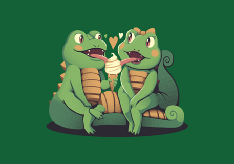 Gecko Love Ice Cream
