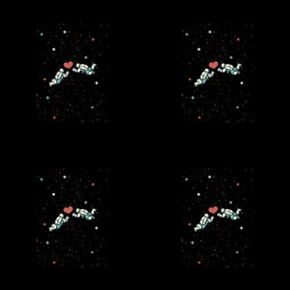 Astronaut Floating in Space