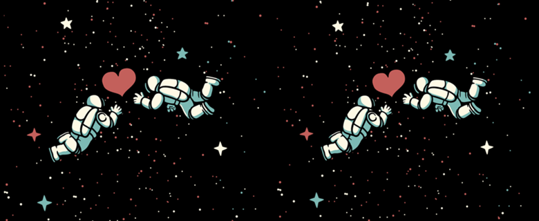 Astronaut Floating in Space