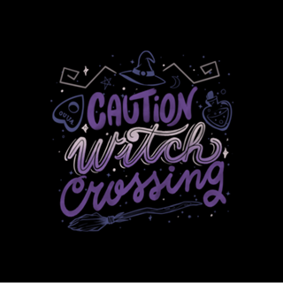 Caution Witch Crossing