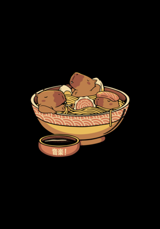 Capybara Cute Ramen