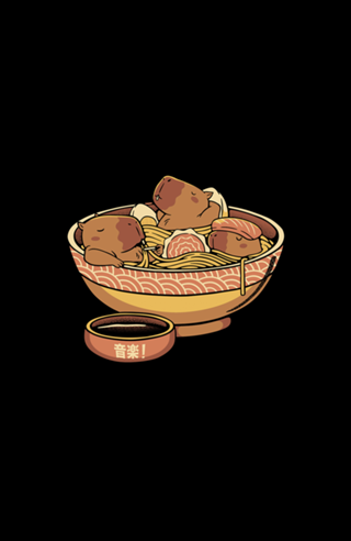Capybara Cute Ramen