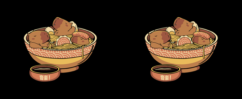 Capybara Cute Ramen