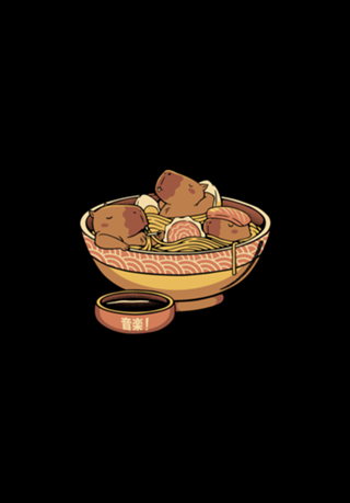 Capybara Cute Ramen