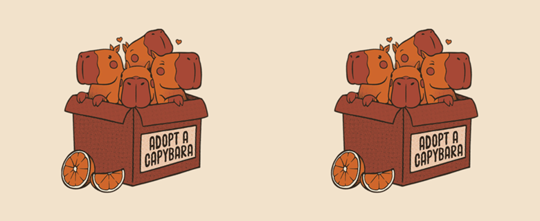 Adopt a Capybara Kawaii Capy