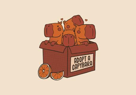 Adopt a Capybara Kawaii Capy