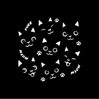Black Cats In a Black Shirt