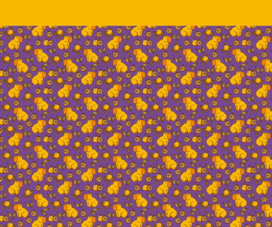 Capybara With Oranges Leaves Purple
