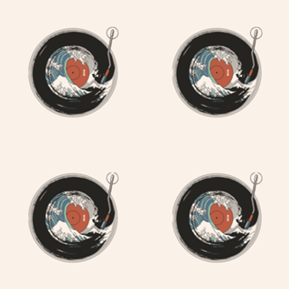 Enso Circle Vinyl Japanese Vintage