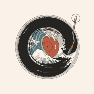 Enso Circle Vinyl Japanese Vintage