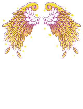 Anime Vaporwave Wings